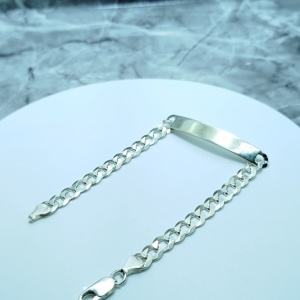 Pulsera Gruesa con Chapa