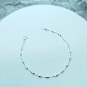 Pulsera Fina Canutillos de Plata