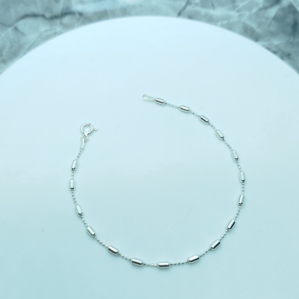 Pulsera Fina Canutillos de Plata