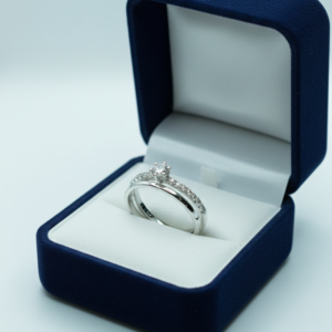 Anillo de Compromiso de Dama Minimalista.