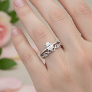 Anillo de Compromiso de Dama "Jardín de Promesas" vista 3