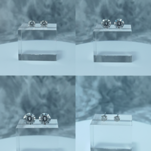 Aretes de Circones Redondos 5mm