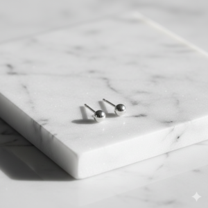 Dormilones de Plata Esféricos 2mm