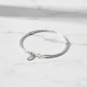 Pulsera Pandora Cadena de Serpiente con Cierre de Mosquetón. vista 2