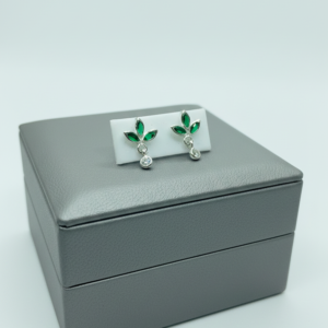 Arete de Seguridad Rosca Flor de la Media Noche vista 2