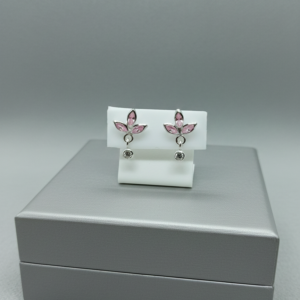 Arete de Seguridad Rosca Flor de la Media Noche vista 1