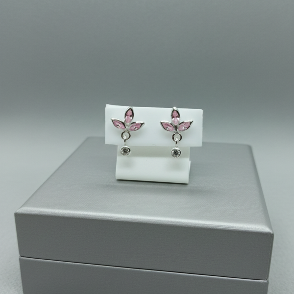 Arete de Seguridad Rosca Flor de la Media Noche