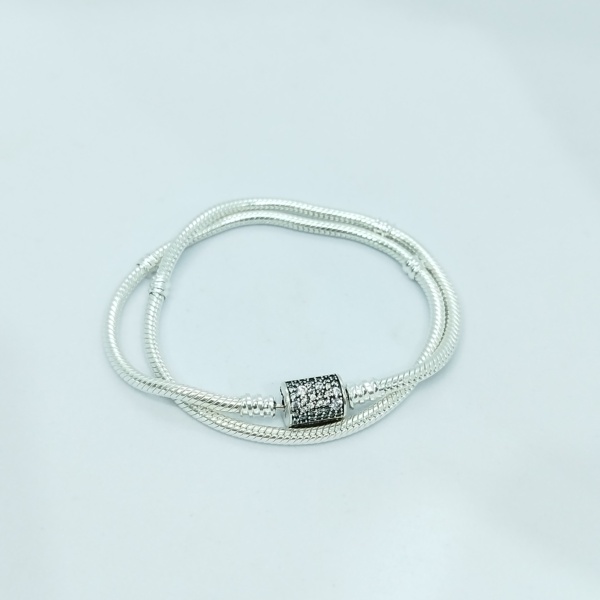 Pulsera Pandora Doble Cierre Barril