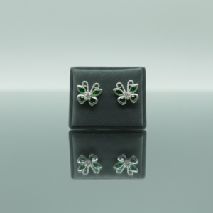 Aretes Pegados Rosca Mariposilla 