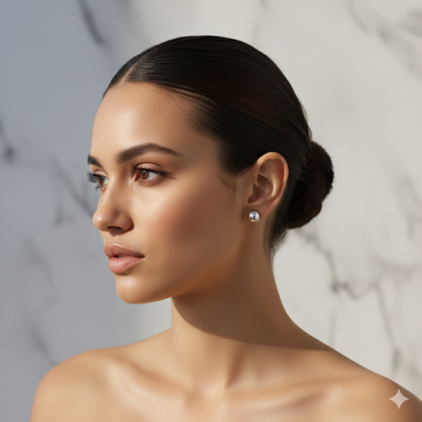 Dormilones de Plata Esféricos 12mm