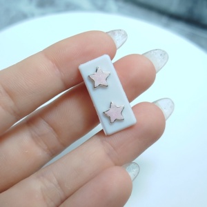 Arete de Seguridad Rosca Estrellitas vista 2