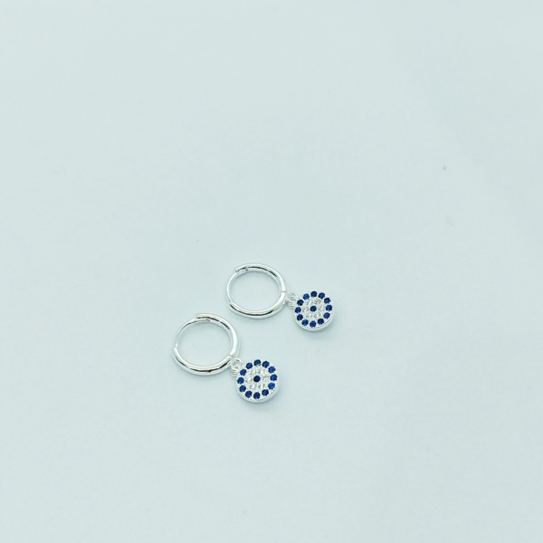 Argollas con Dije Ojo Turco