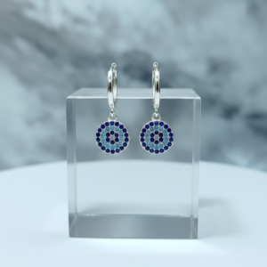 Argollas con Dije Ojo Turco